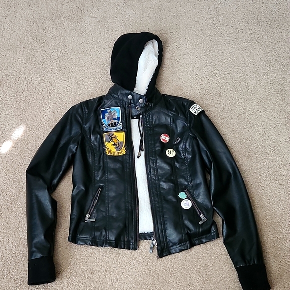 Hot Topic Jackets & Coats Hot Topic Harry Potter Leather Jacket Xs